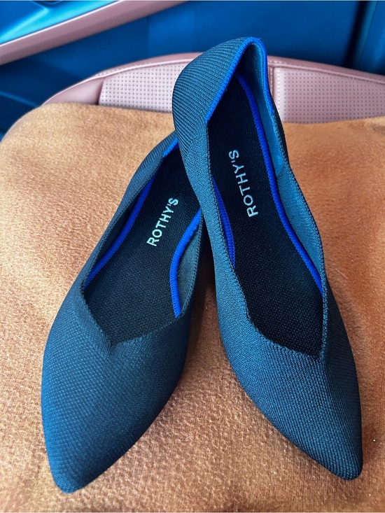 Rothy's Shoes - Rothy's Black Pointed Toe Knit Flats size 10